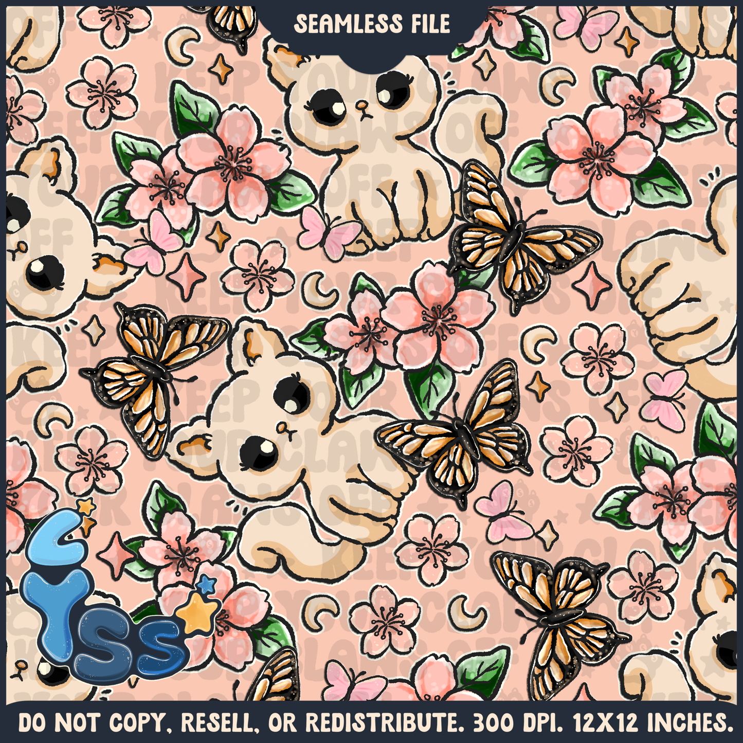 Lyss Doodles - Seamless Files - January 2025 Patreon - Collection #2