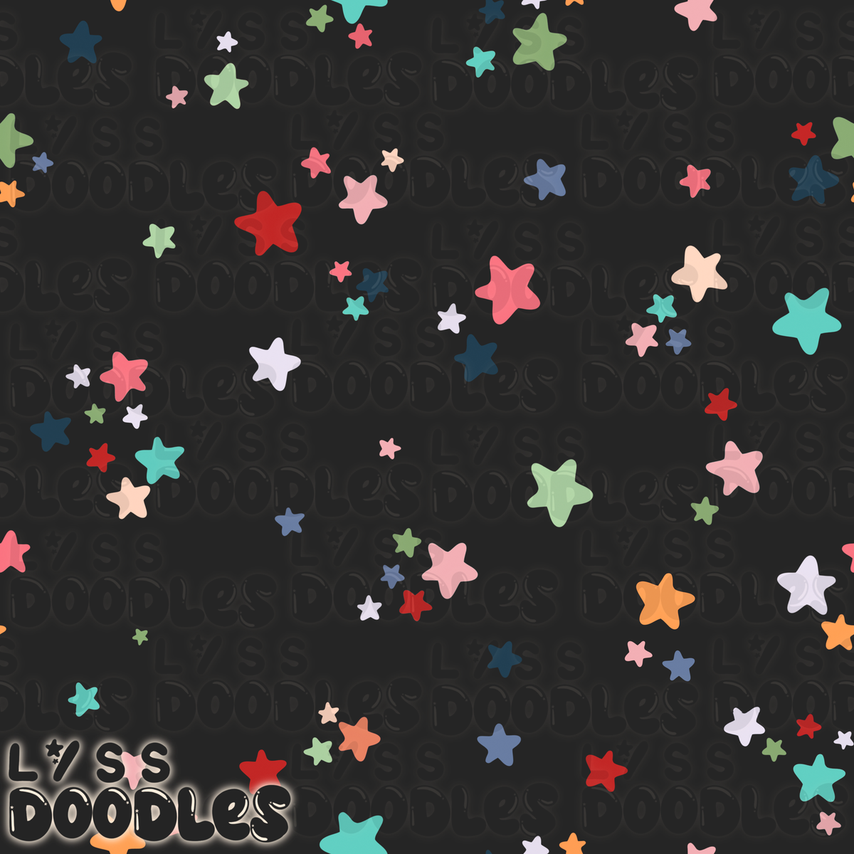 Lyss Doodles - Coordinates - 2.5K - Stars