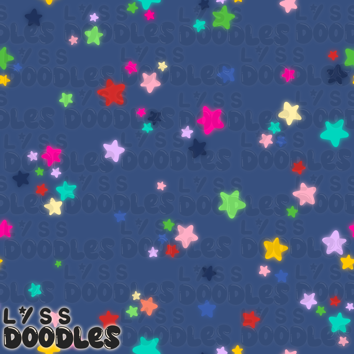 Lyss Doodles - Coordinates - 2.5K - Stars
