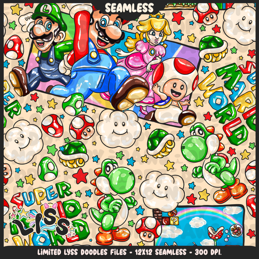 2024 - Lyss Doodles - Seamless - Mains - MAR10 - 24LD025