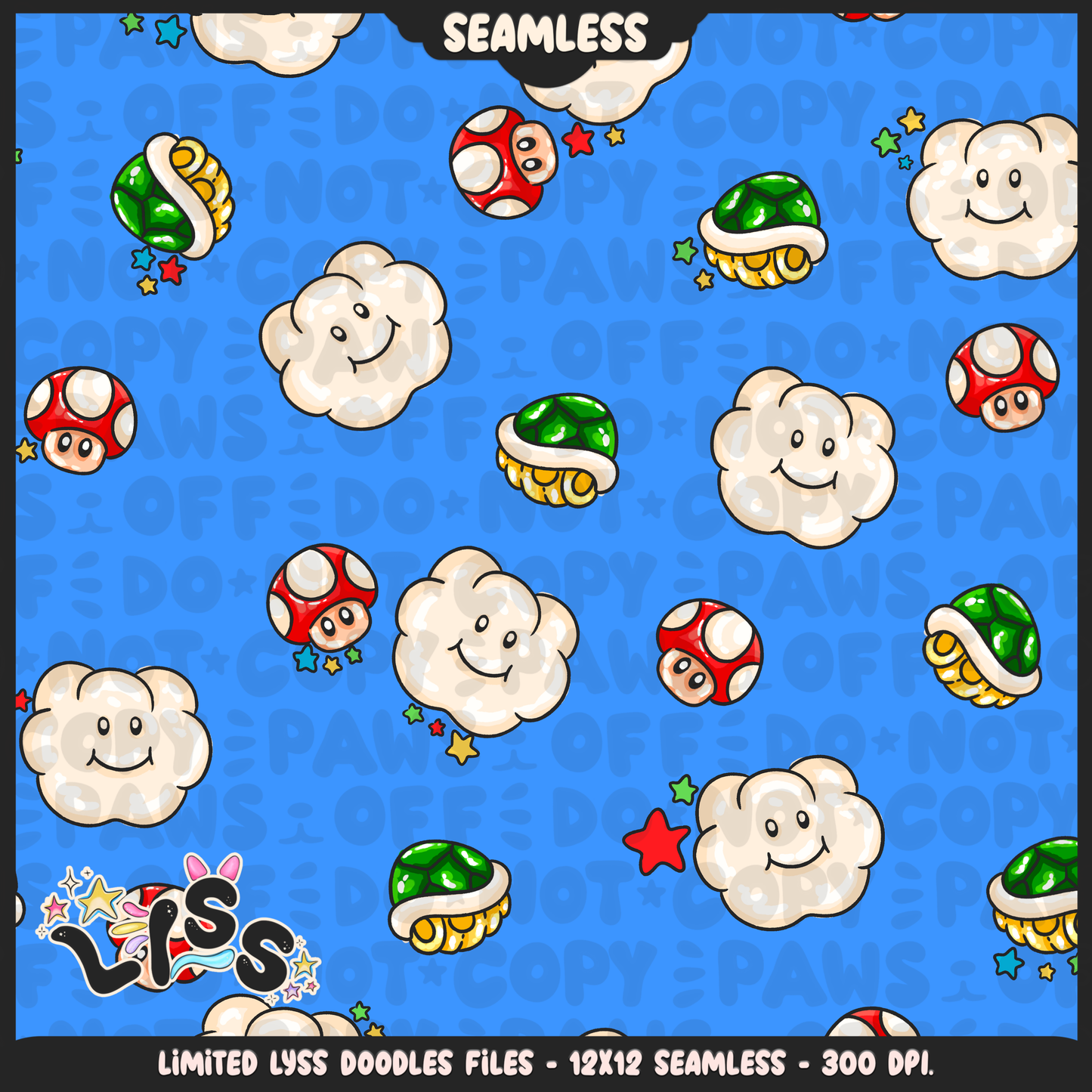 2024 - Lyss Doodles - Seamless - Coordinates - MAR10 - 24LD025