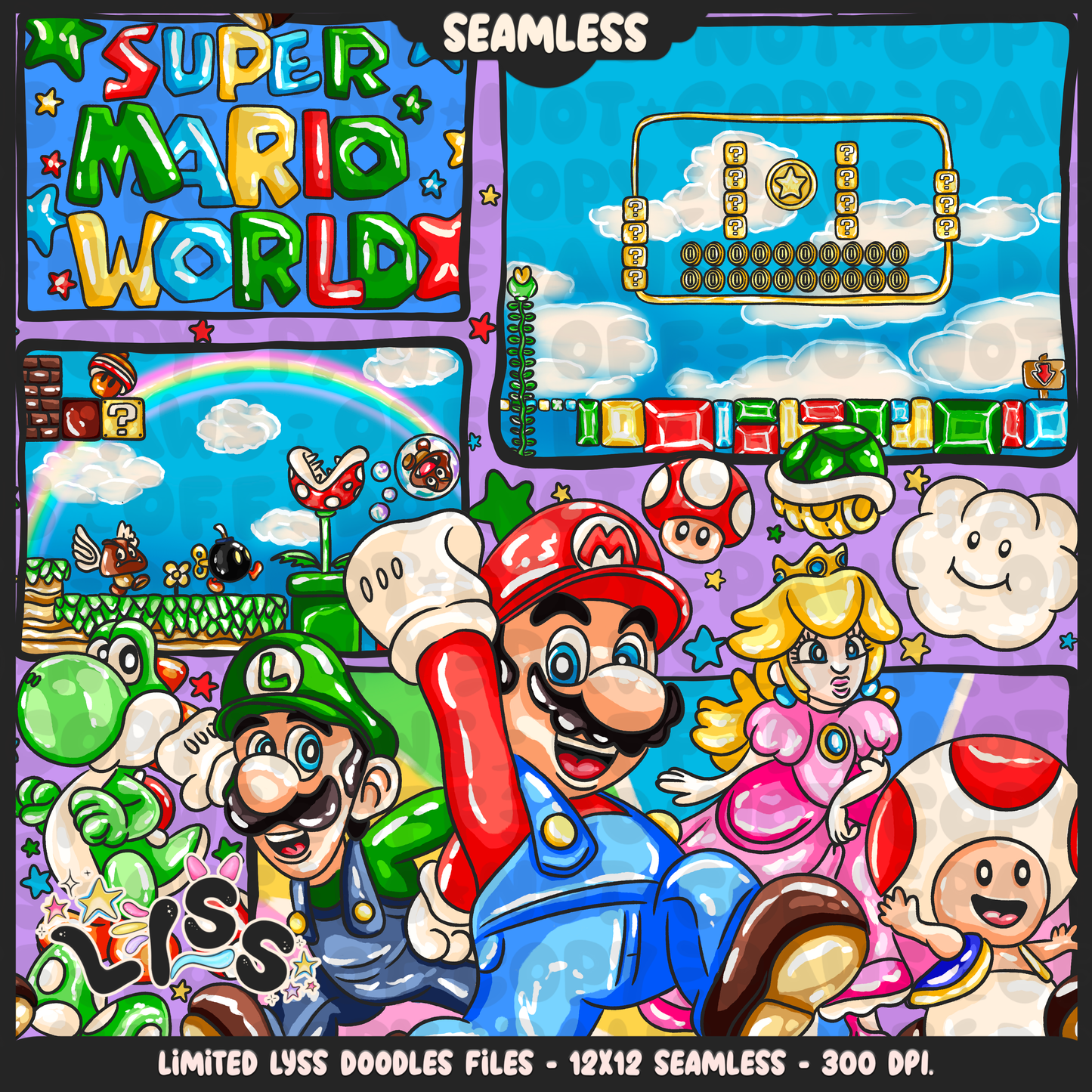 2024 - Lyss Doodles - Seamless - Mains - MAR10 - 24LD025