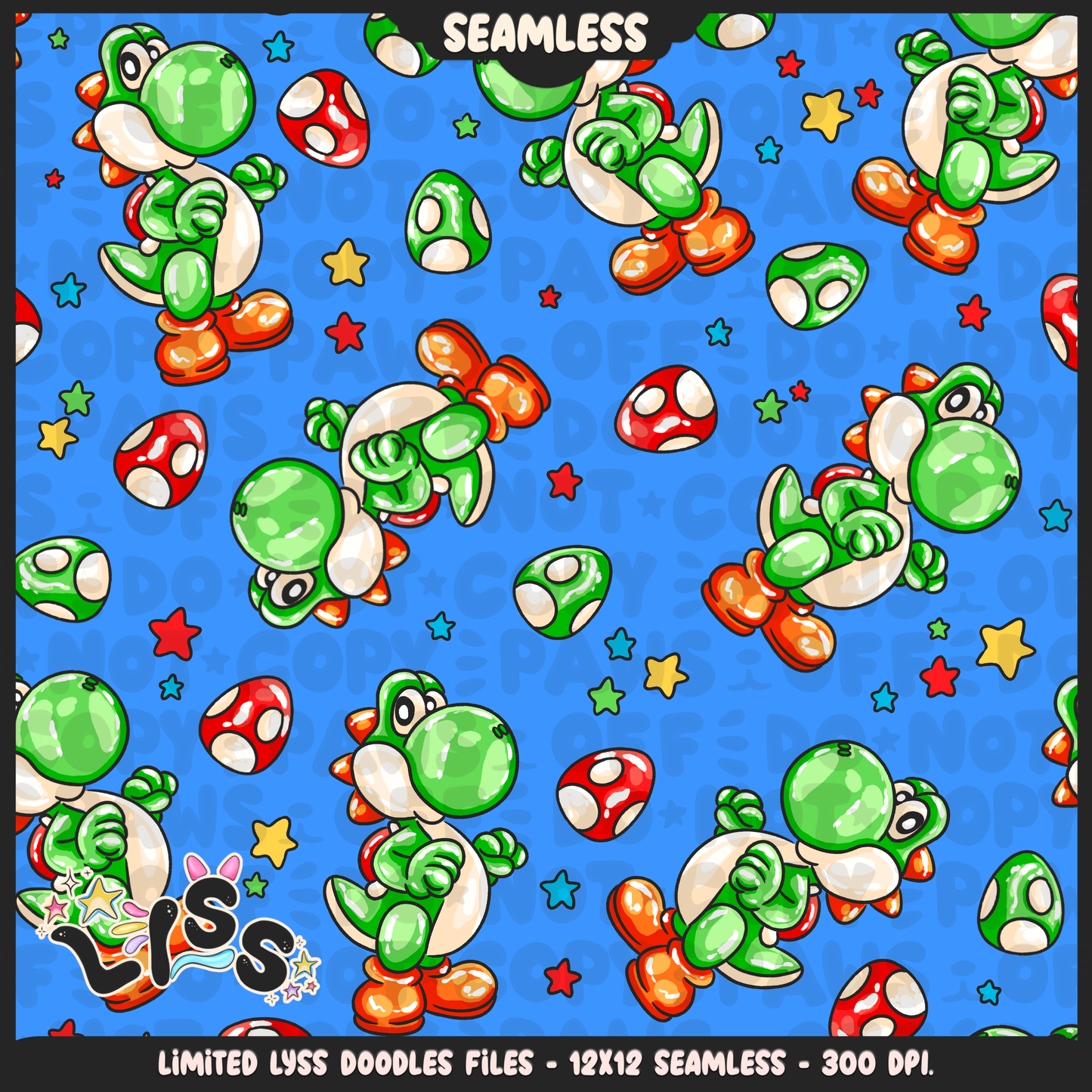 2024 - Lyss Doodles - Seamless - Coordinates - MAR10 - 24LD025