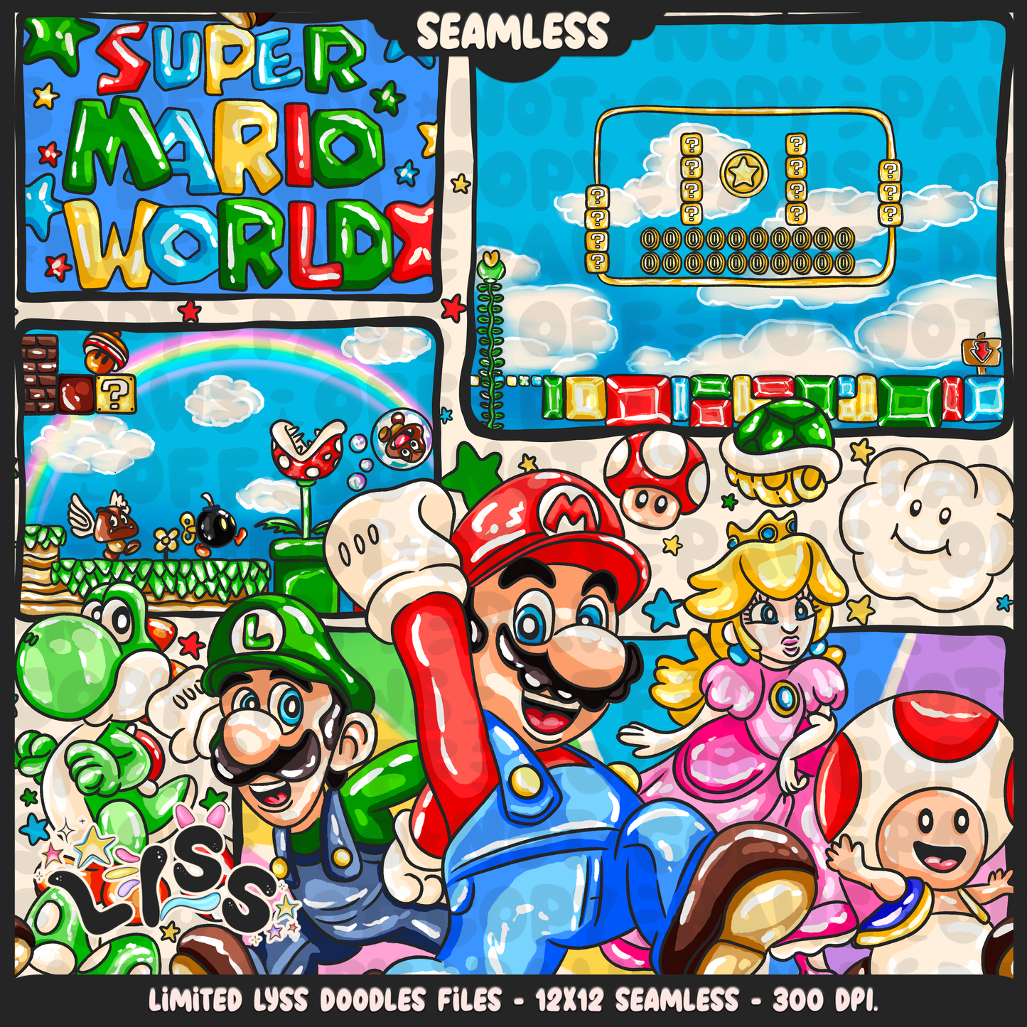 2024 - Lyss Doodles - Seamless - Mains - MAR10 - 24LD025