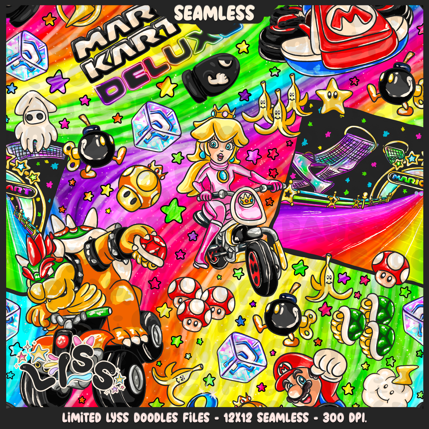 2024 - Lyss Doodles - Seamless - Mains - MAR10 - 24LD027