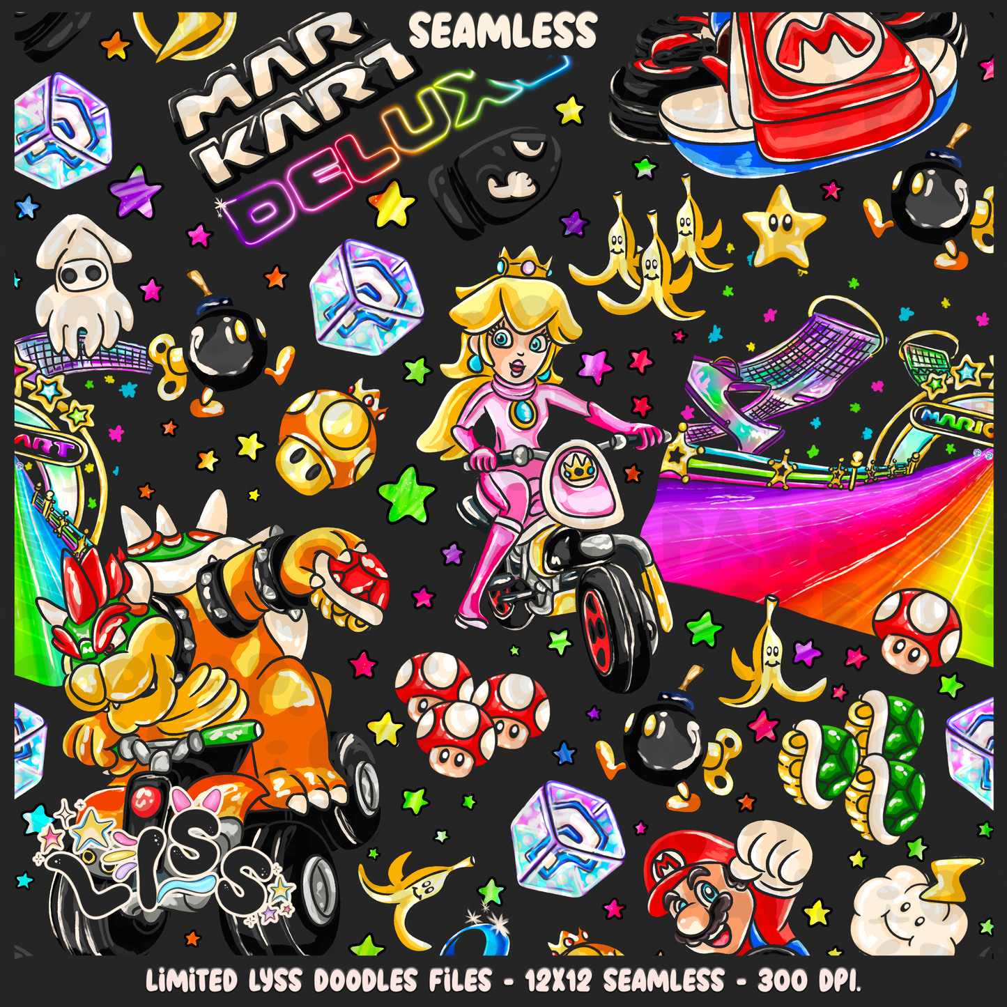 2024 - Lyss Doodles - Seamless - Mains - MAR10 - 24LD027