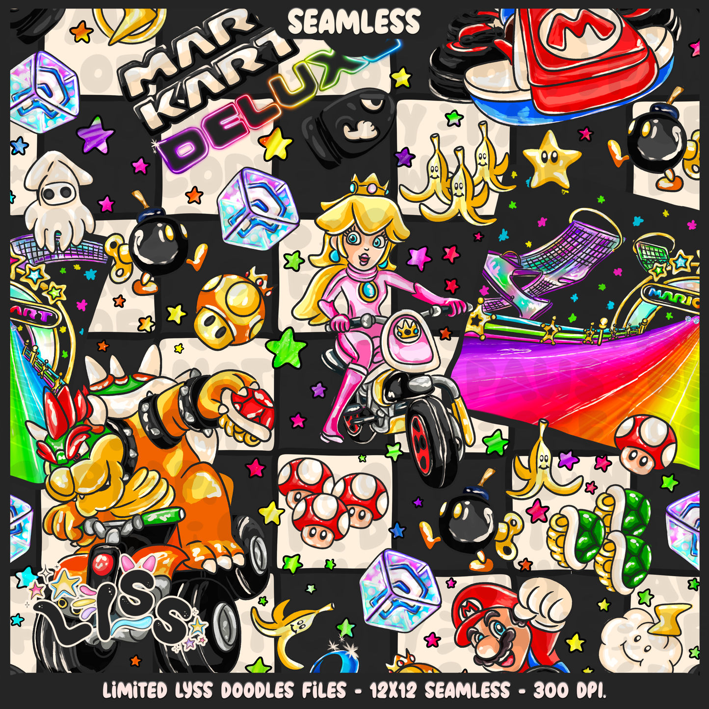 2024 - Lyss Doodles - Seamless - Mains - MAR10 - 24LD027