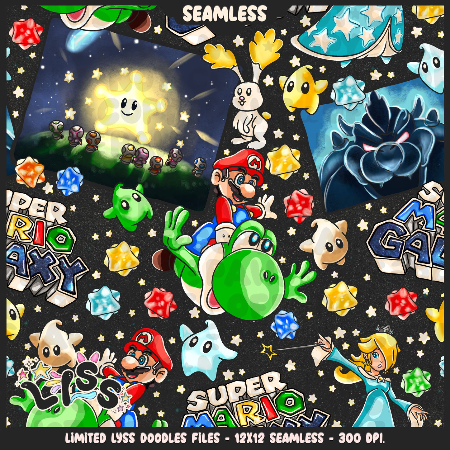 2024 - Lyss Doodles - Seamless - Mains - MAR10 - 24LD028