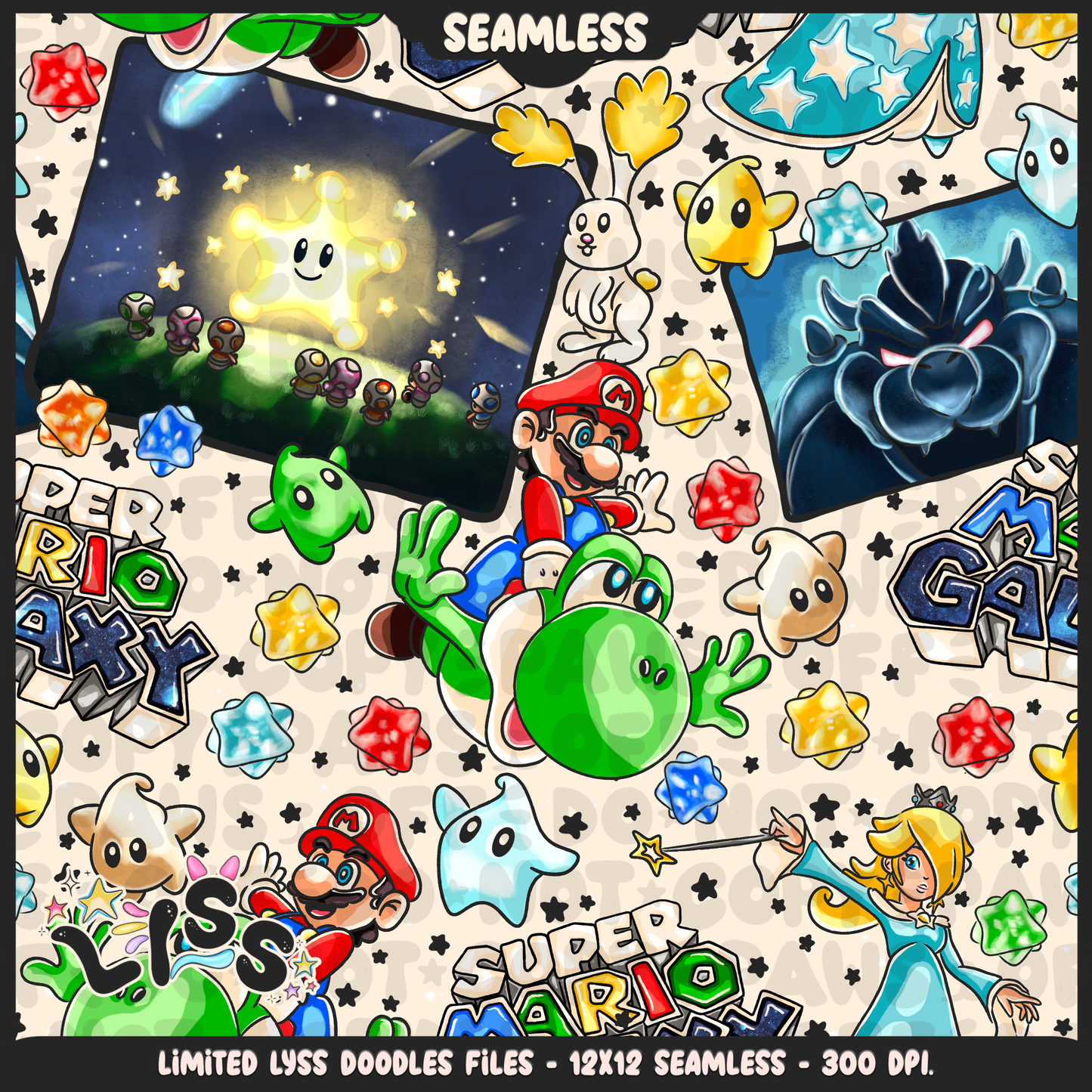 2024 - Lyss Doodles - Seamless - Mains - MAR10 - 24LD028