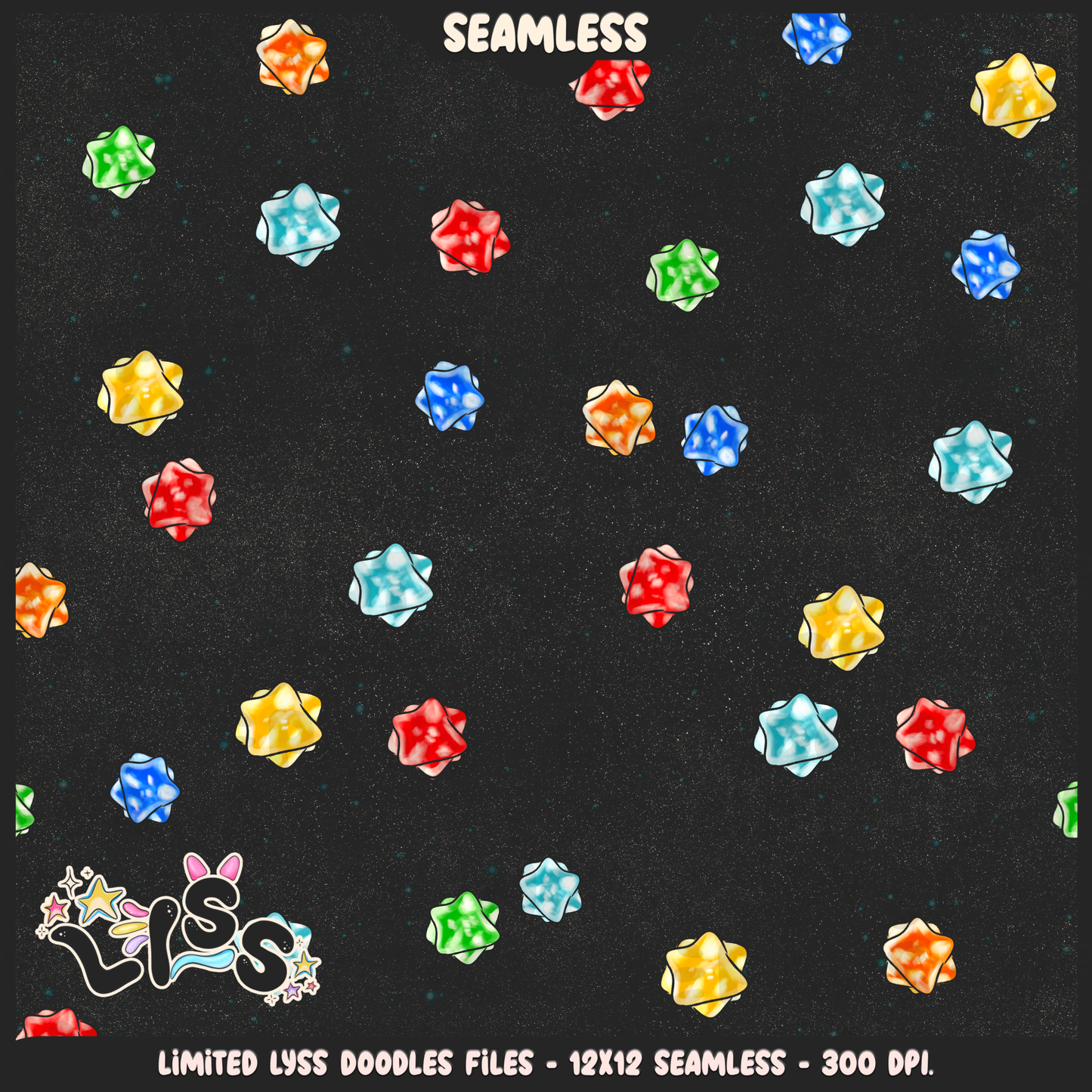 2024 - Lyss Doodles - Seamless - Coordinates - MAR10 - 24LD028