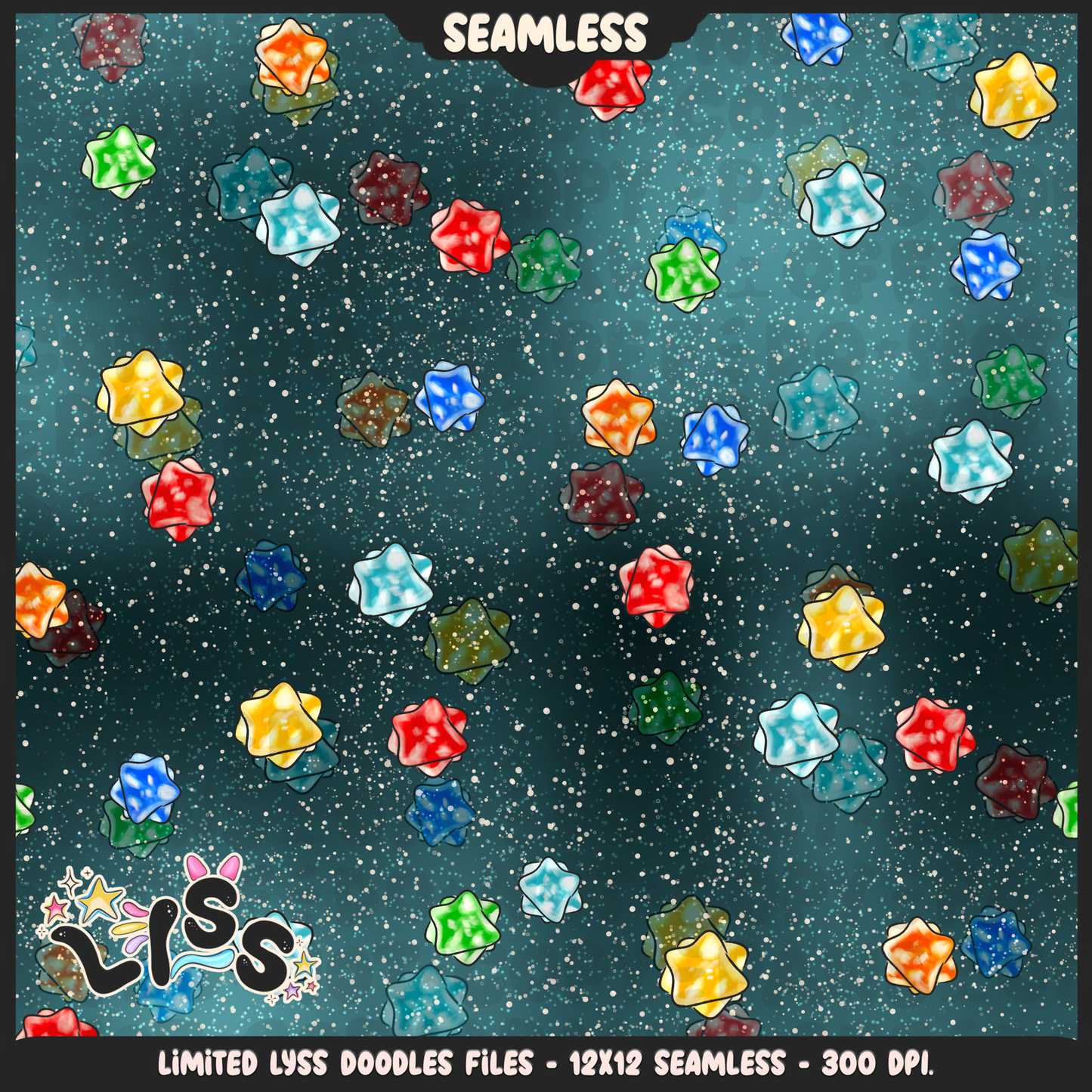 2024 - Lyss Doodles - Seamless - Coordinates - MAR10 - 24LD028