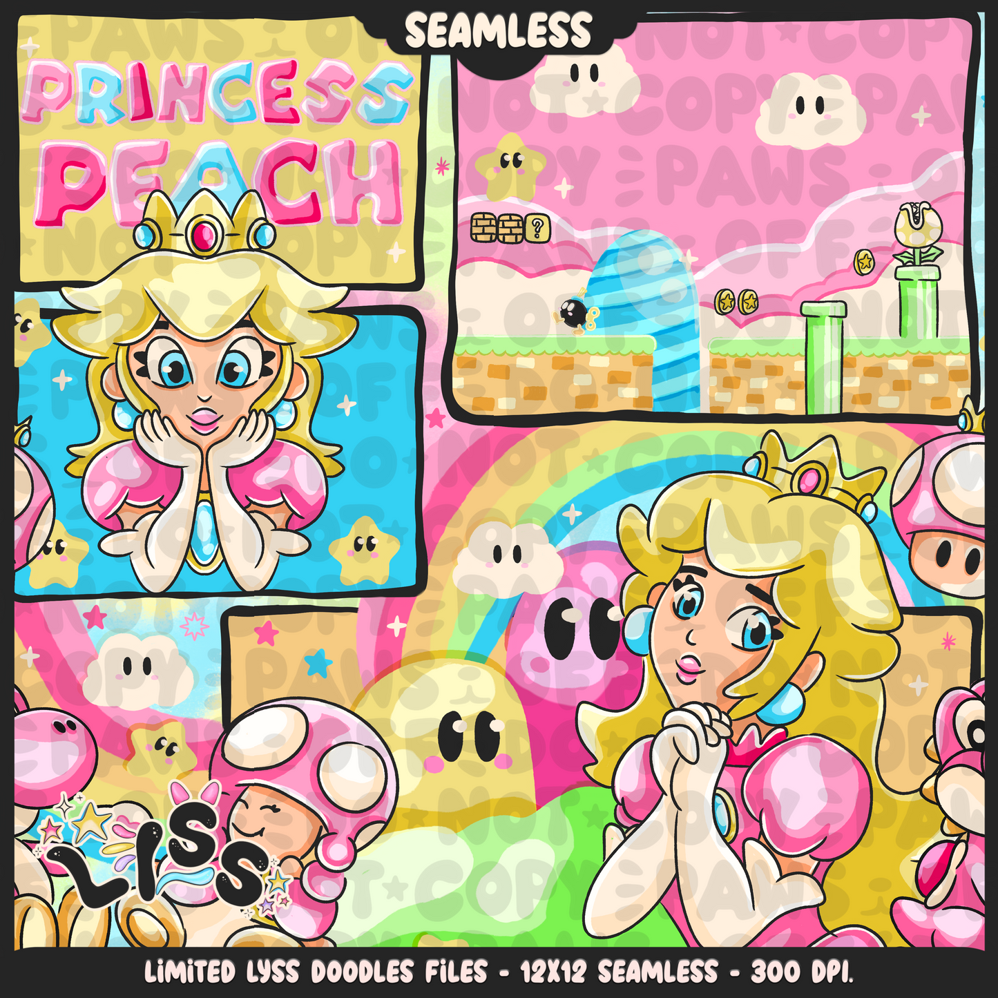 2024 - Lyss Doodles - Seamless - Mains - MAR10 - 24LD029