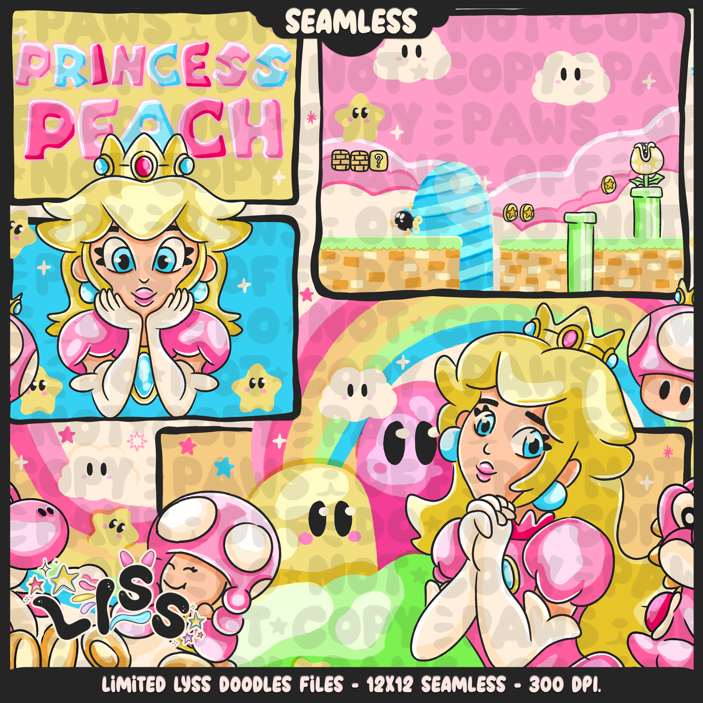 2024 - Lyss Doodles - Seamless - Mains - MAR10 - 24LD029