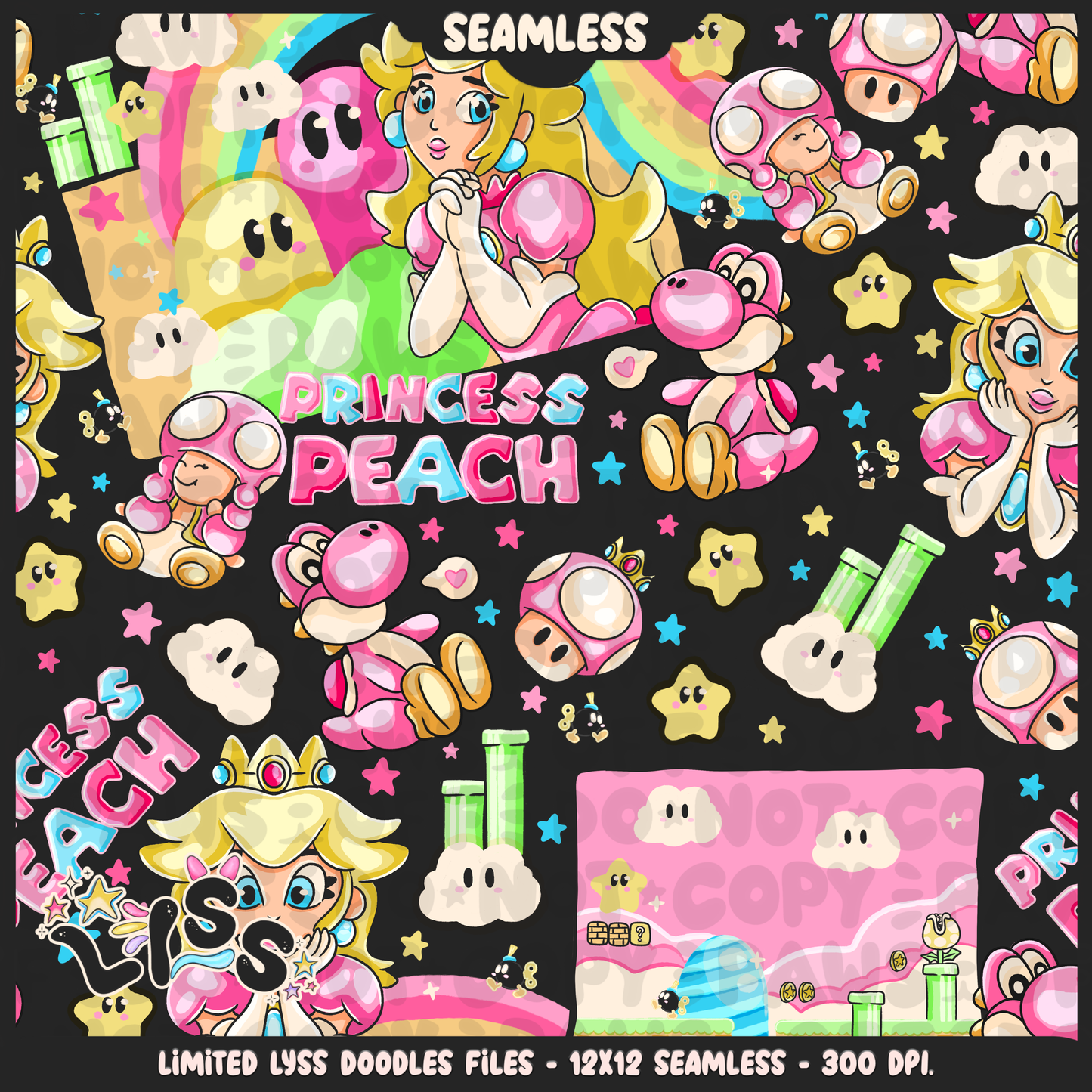 2024 - Lyss Doodles - Seamless - Mains - MAR10 - 24LD029