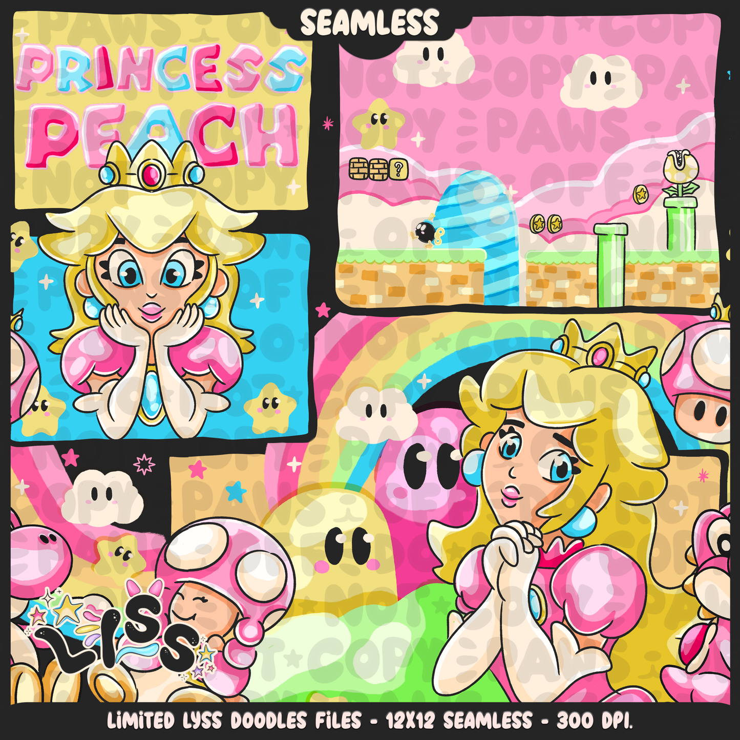 2024 - Lyss Doodles - Seamless - Mains - MAR10 - 24LD029