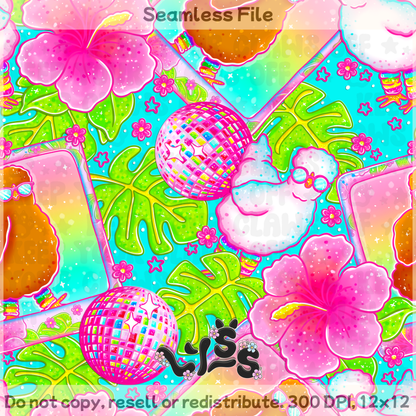 Lyss Doodles - Seamless Files - March 2025 Patreon - Collection #1