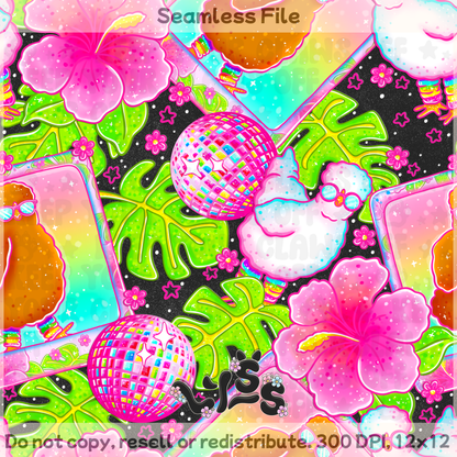 Lyss Doodles - Seamless Files - March 2025 Patreon - Collection #1