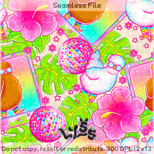 Lyss Doodles - Seamless Files - March 2025 Patreon - Collection #1