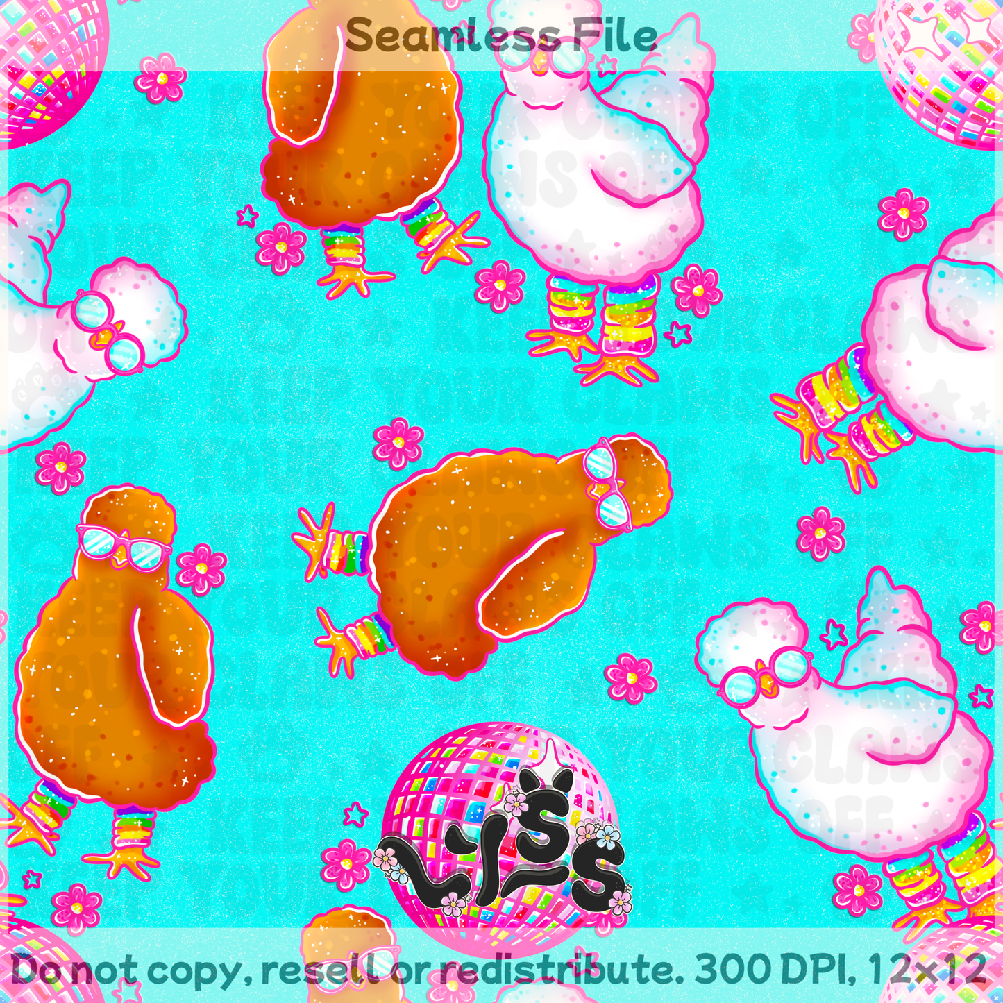 Lyss Doodles - Seamless Files - March 2025 Patreon - Collection #1