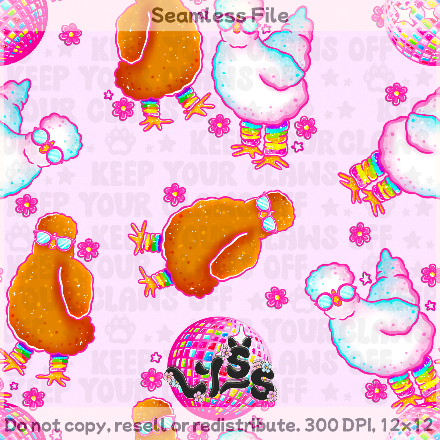 Lyss Doodles - Seamless Files - March 2025 Patreon - Collection #1