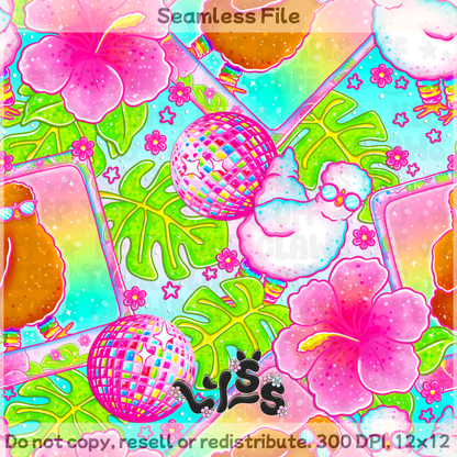 Lyss Doodles - Seamless Files - March 2025 Patreon - Collection #1