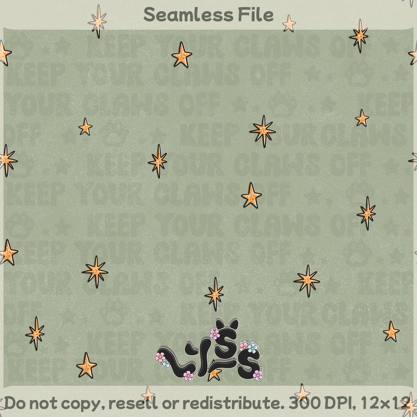 Lyss Doodles - Seamless Files - May 2025 Patreon - Collection #1