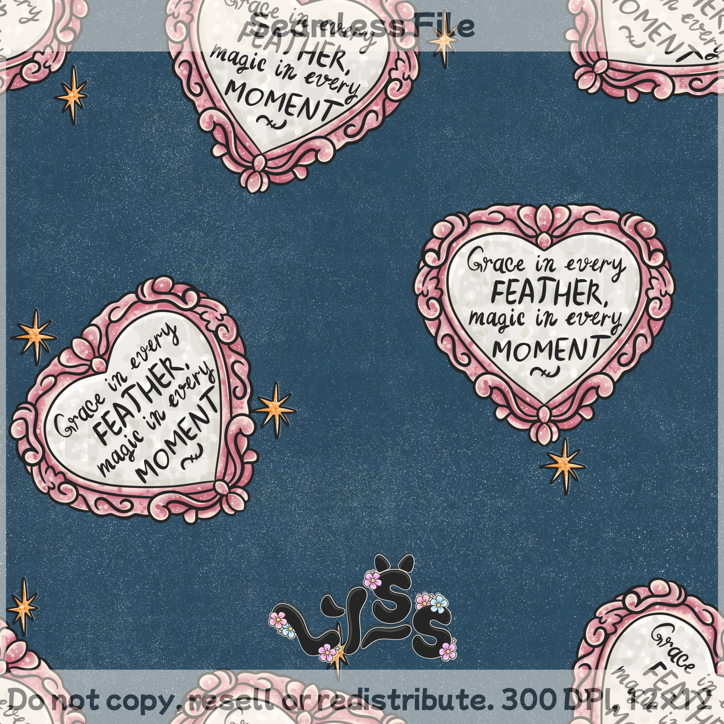 Lyss Doodles - Seamless Files - May 2025 Patreon - Collection #1