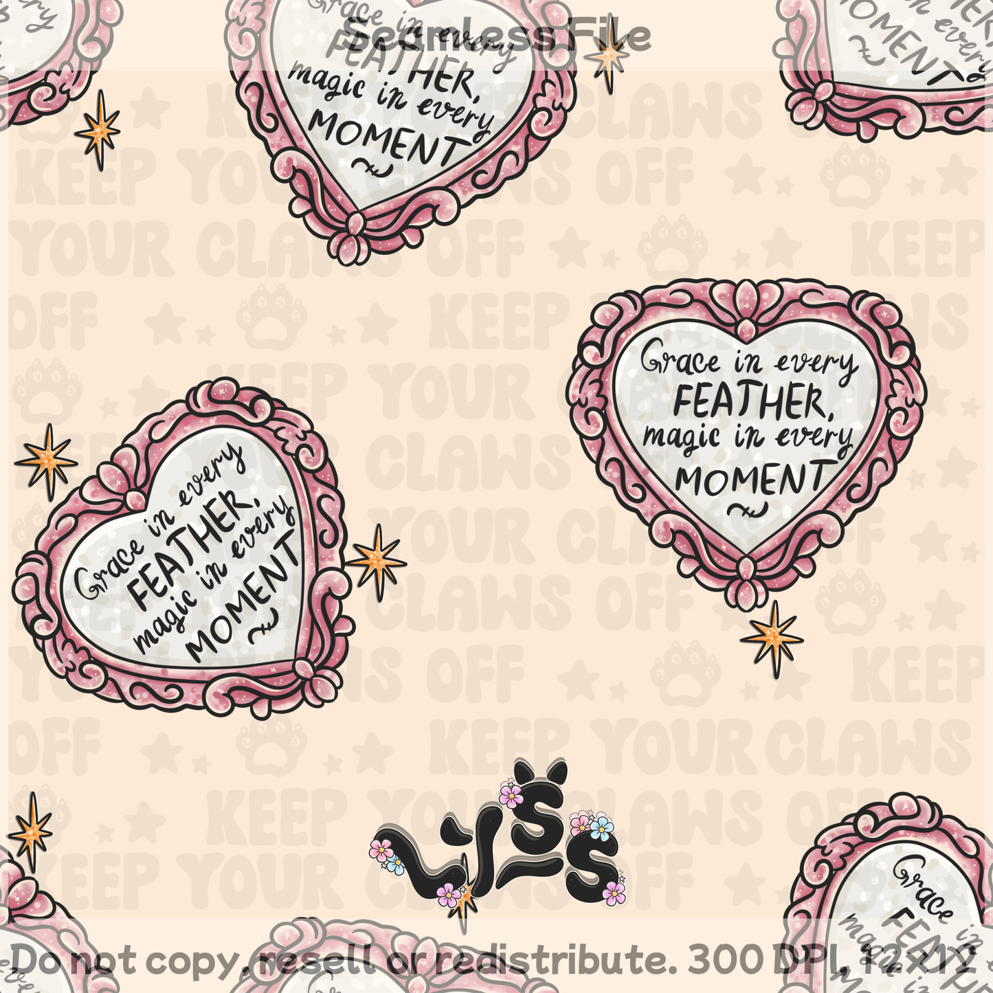 Lyss Doodles - Seamless Files - May 2025 Patreon - Collection #1