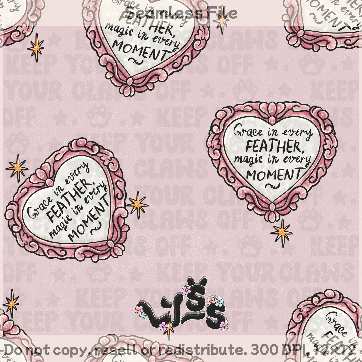 Lyss Doodles - Seamless Files - May 2025 Patreon - Collection #1