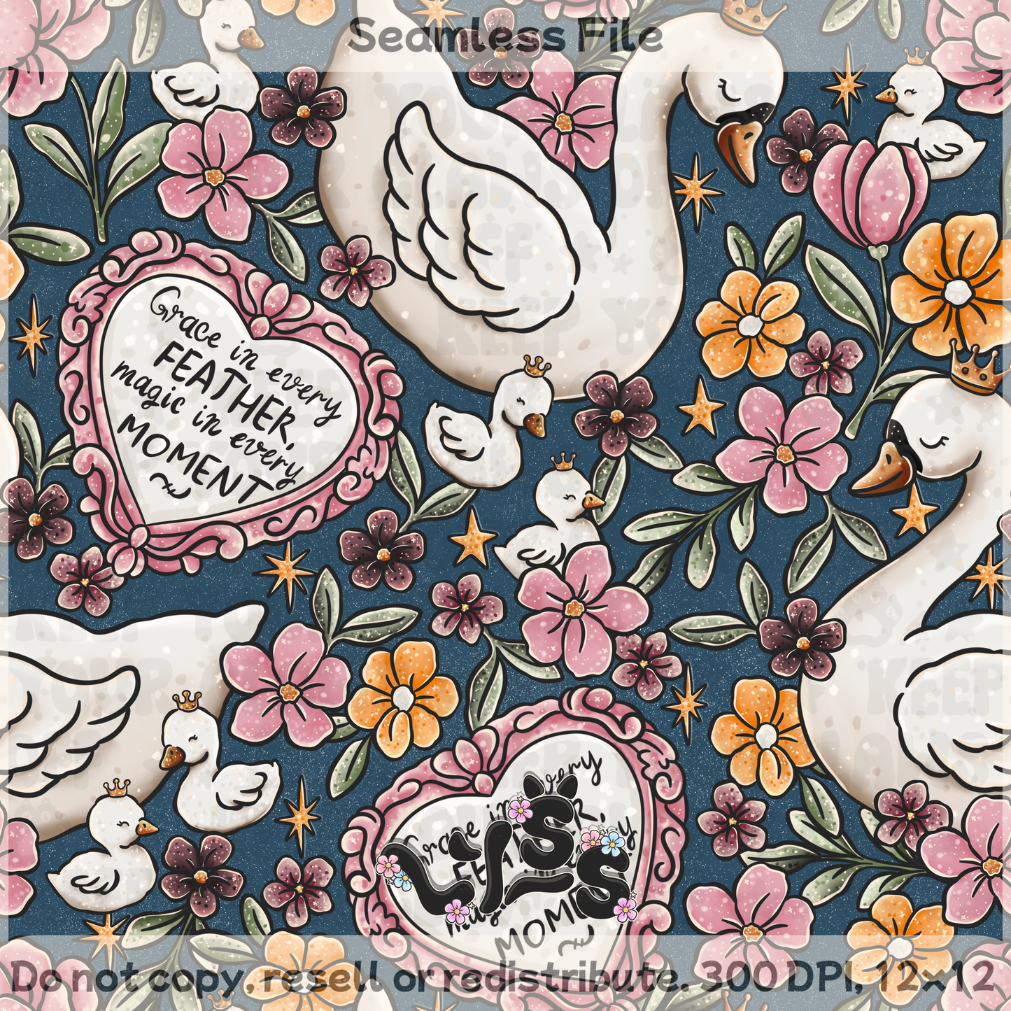 Lyss Doodles - Seamless Files - May 2025 Patreon - Collection #1