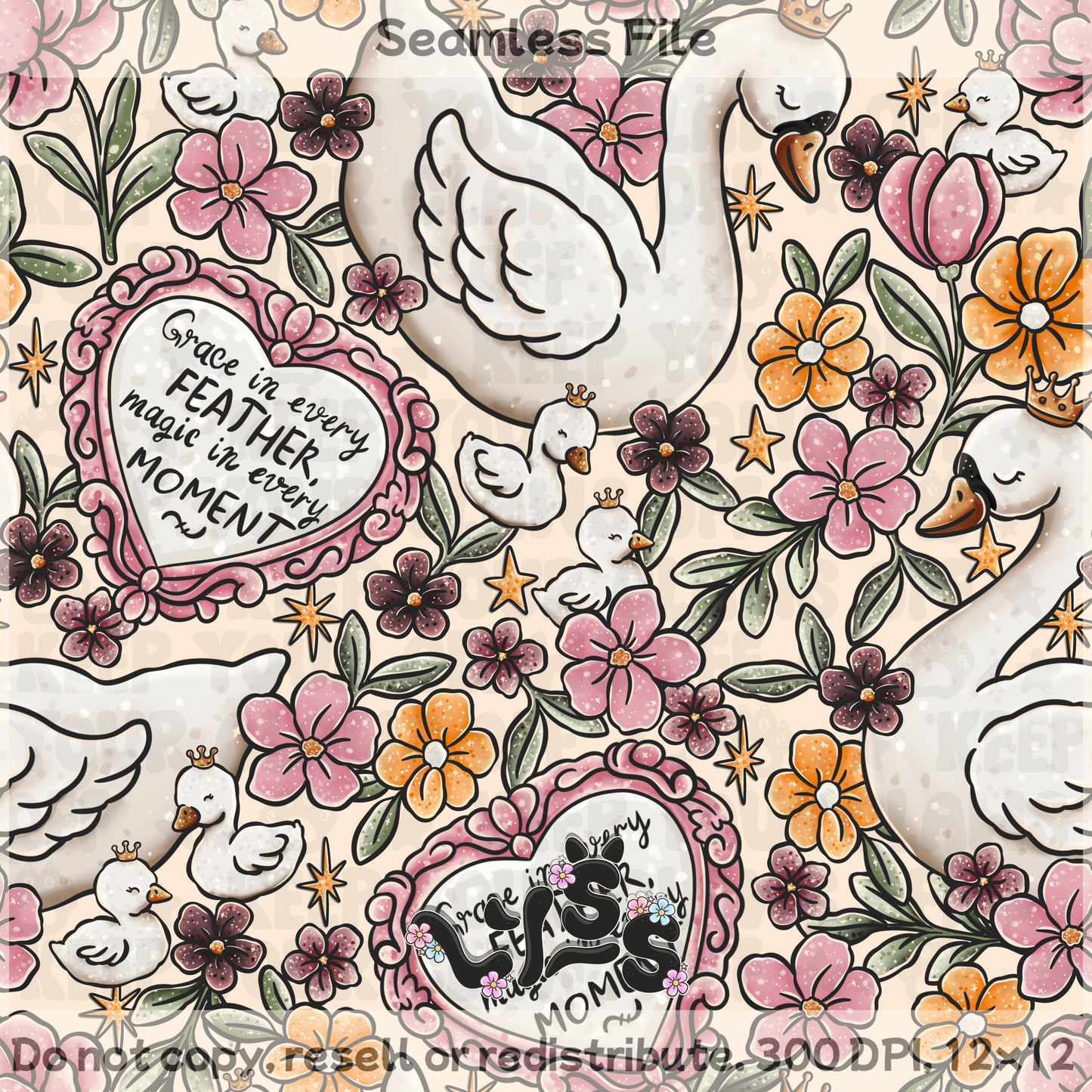 Lyss Doodles - Seamless Files - May 2025 Patreon - Collection #1