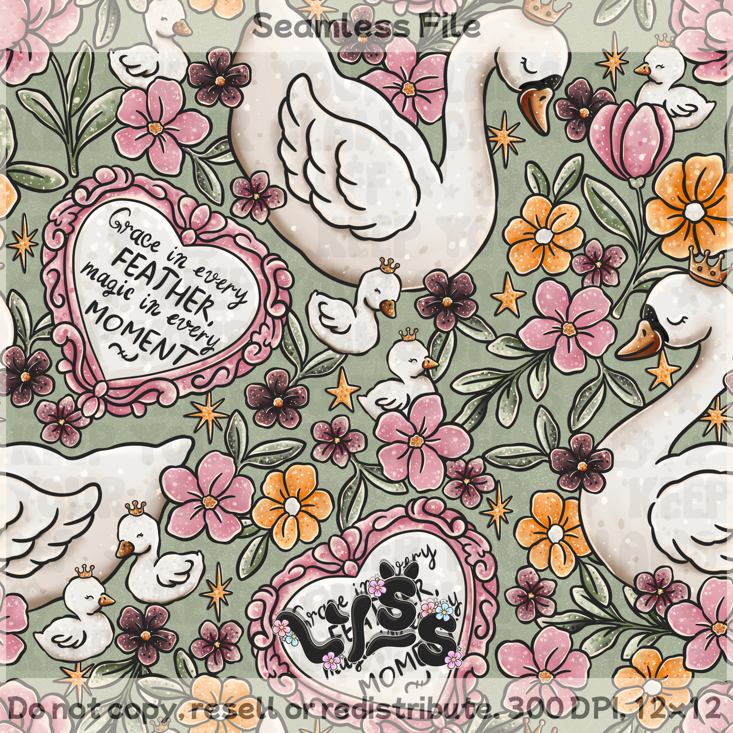 Lyss Doodles - Seamless Files - May 2025 Patreon - Collection #1