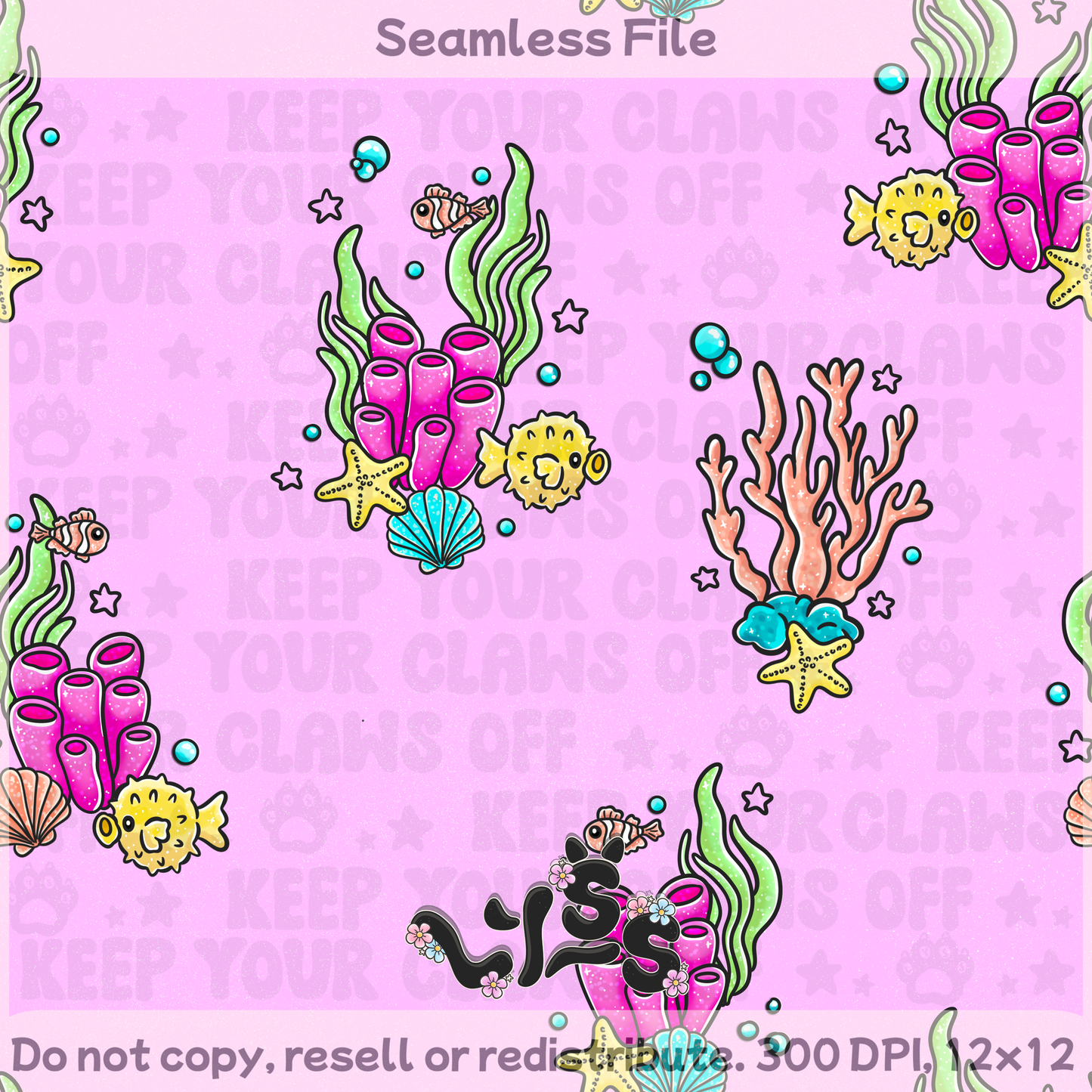 2025 - Lyss Doodles - Coordinates - Mermaid Reef - 25LD044