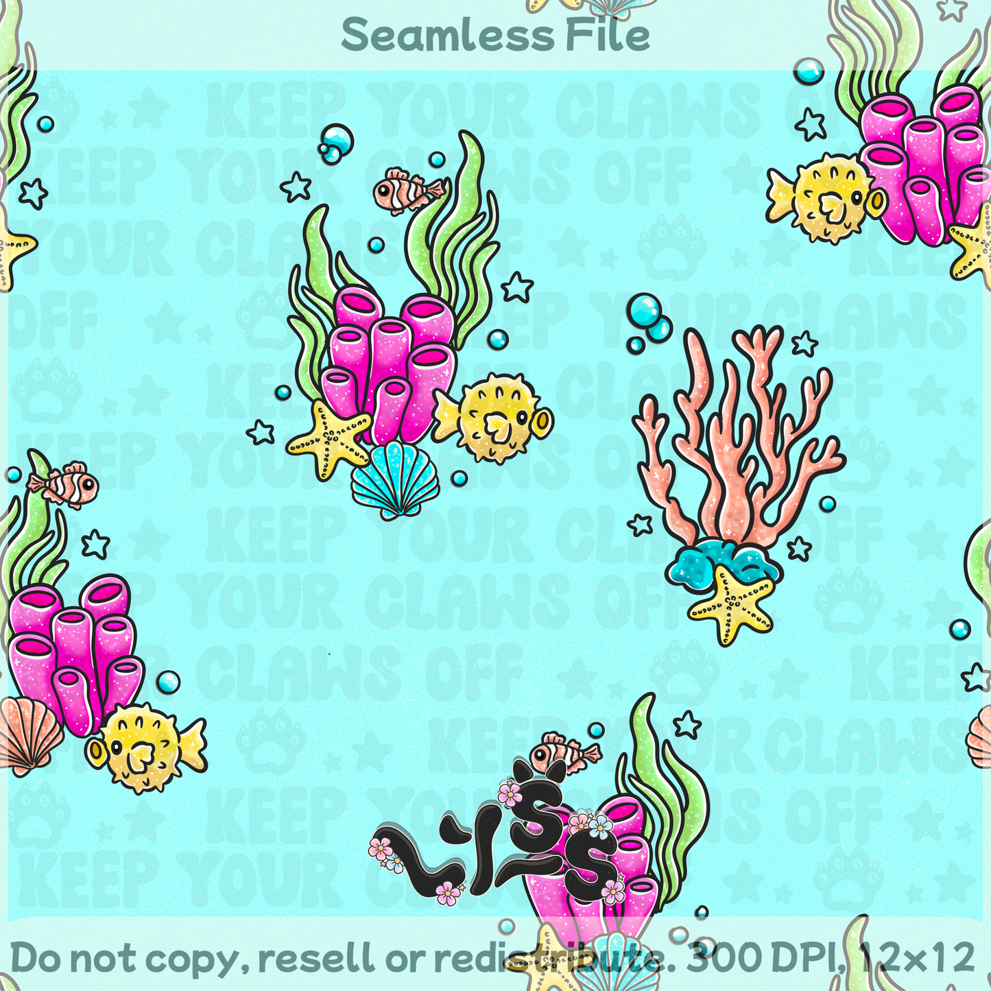 2025 - Lyss Doodles - Coordinates - Mermaid Reef - 25LD044