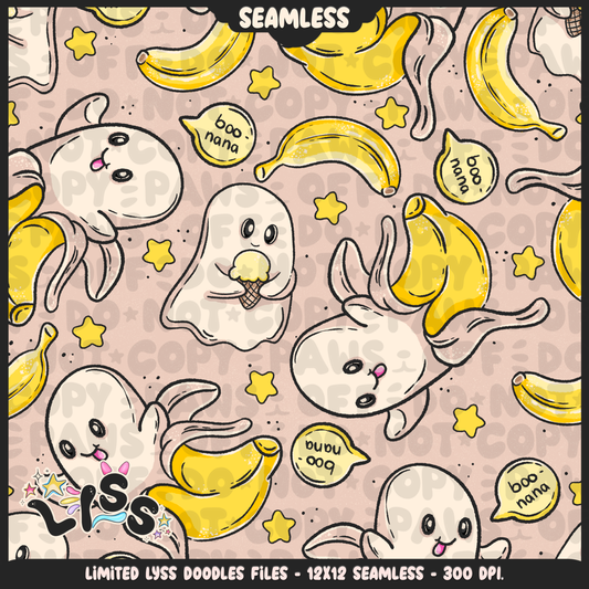 Lyss Doodles - Seamless - Main - Mystery Files - #4