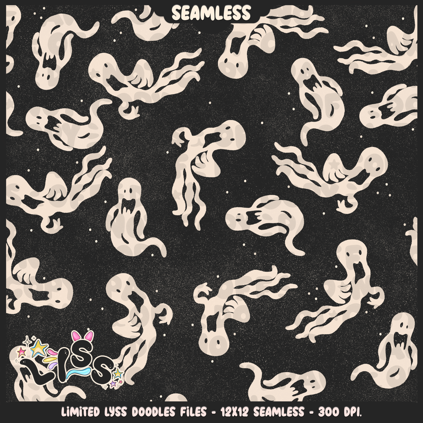 Lyss Doodles - Seamless - Coordinate - Mystery Files - #1