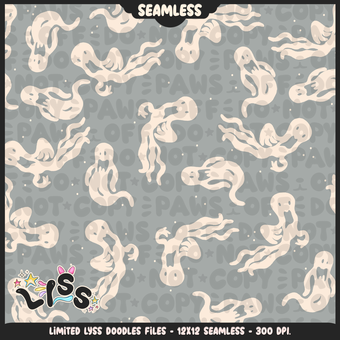 Lyss Doodles - Seamless - Coordinate - Mystery Files - #1