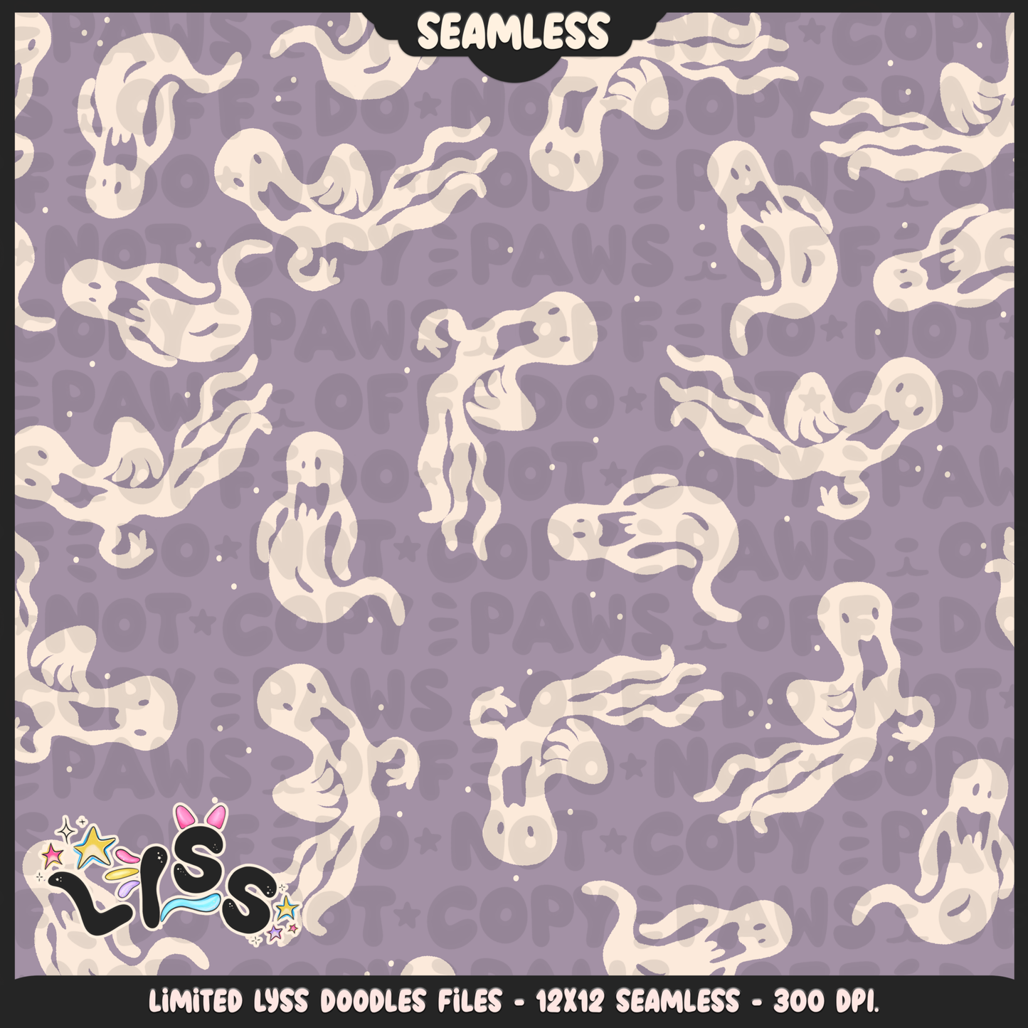 Lyss Doodles - Seamless - Coordinate - Mystery Files - #1