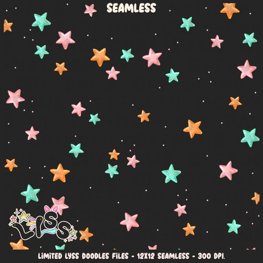Lyss Doodles - Seamless - Coordinate - Mystery Files - #2