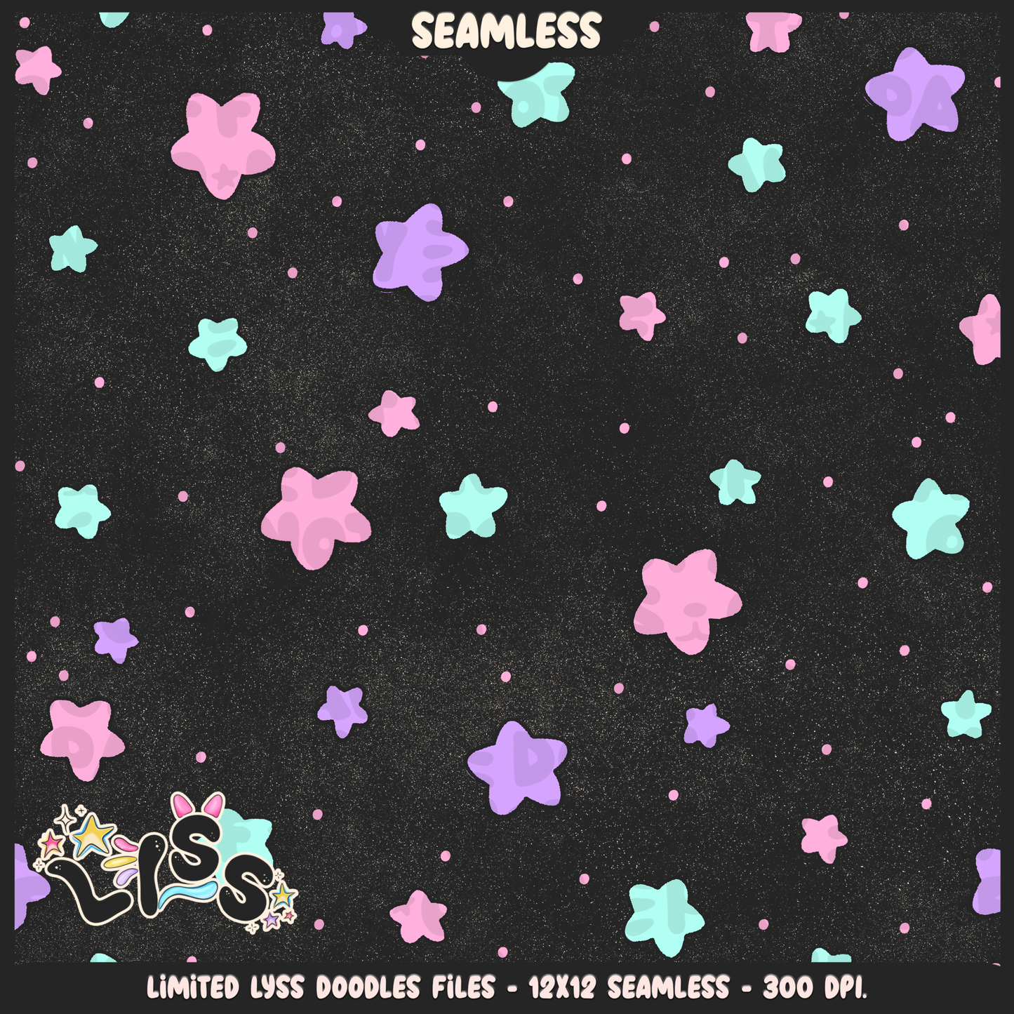 Lyss Doodles - Seamless - Coordinate - Mystery Files - #3