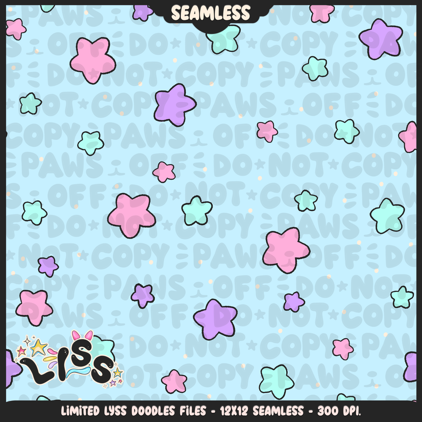 Lyss Doodles - Seamless - Coordinate - Mystery Files - #3