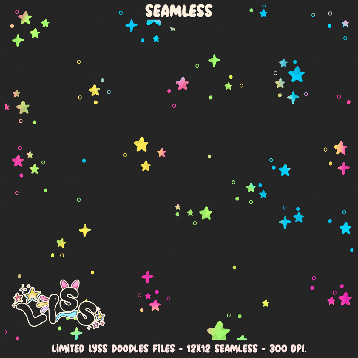 2024 - Lyss Doodles - Coordinates - Mythical Unicorns - 24LD032