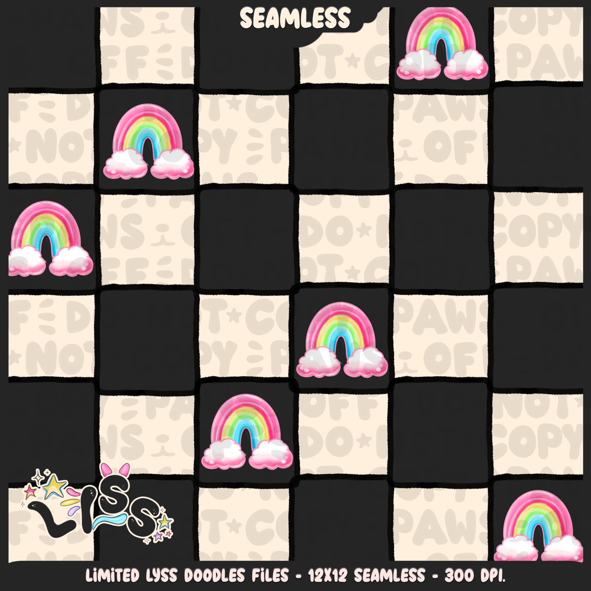 2024 - Lyss Doodles - Coordinates - Mythical Unicorns - 24LD032