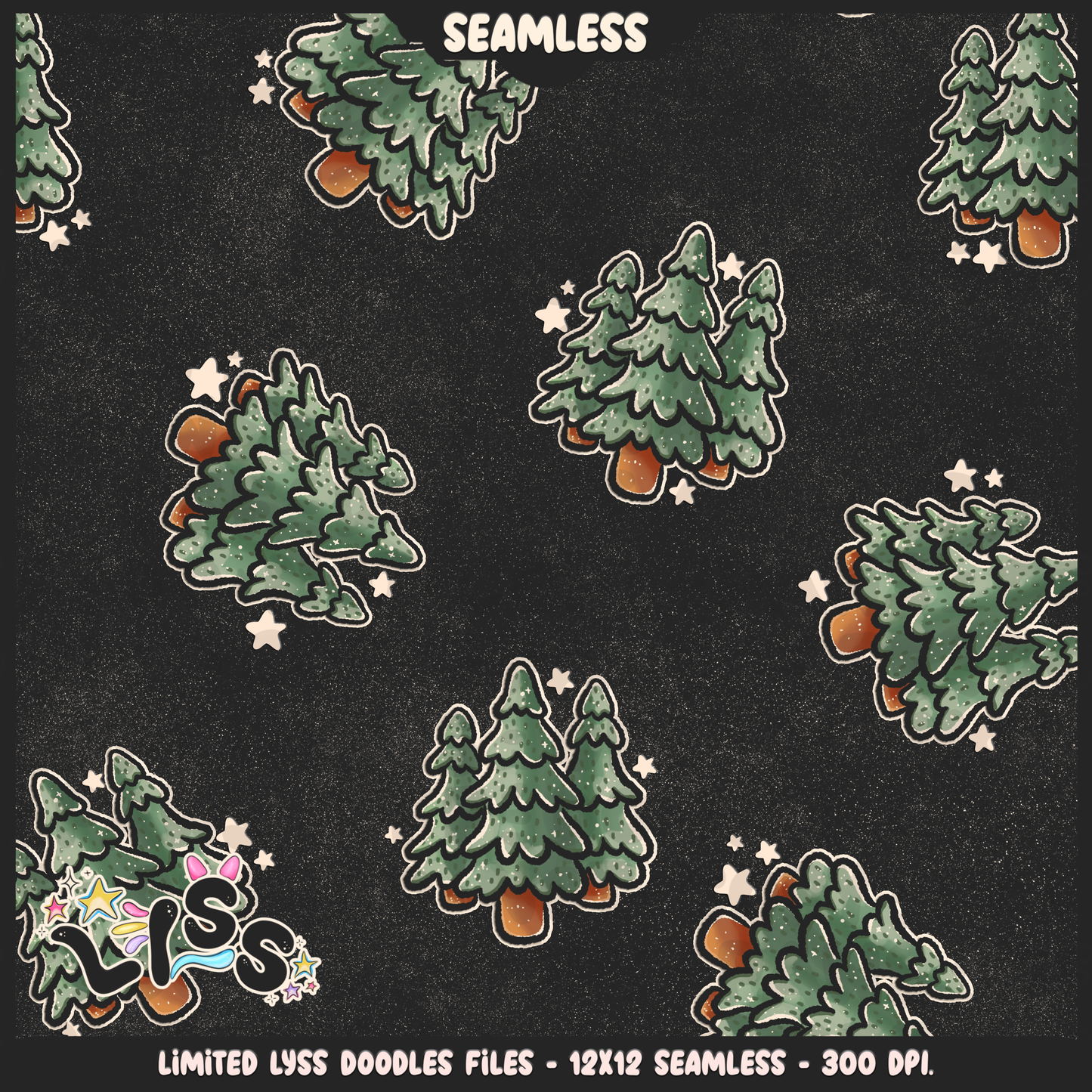 Lyss Doodles - Seamless Files - November 2024 Patreon