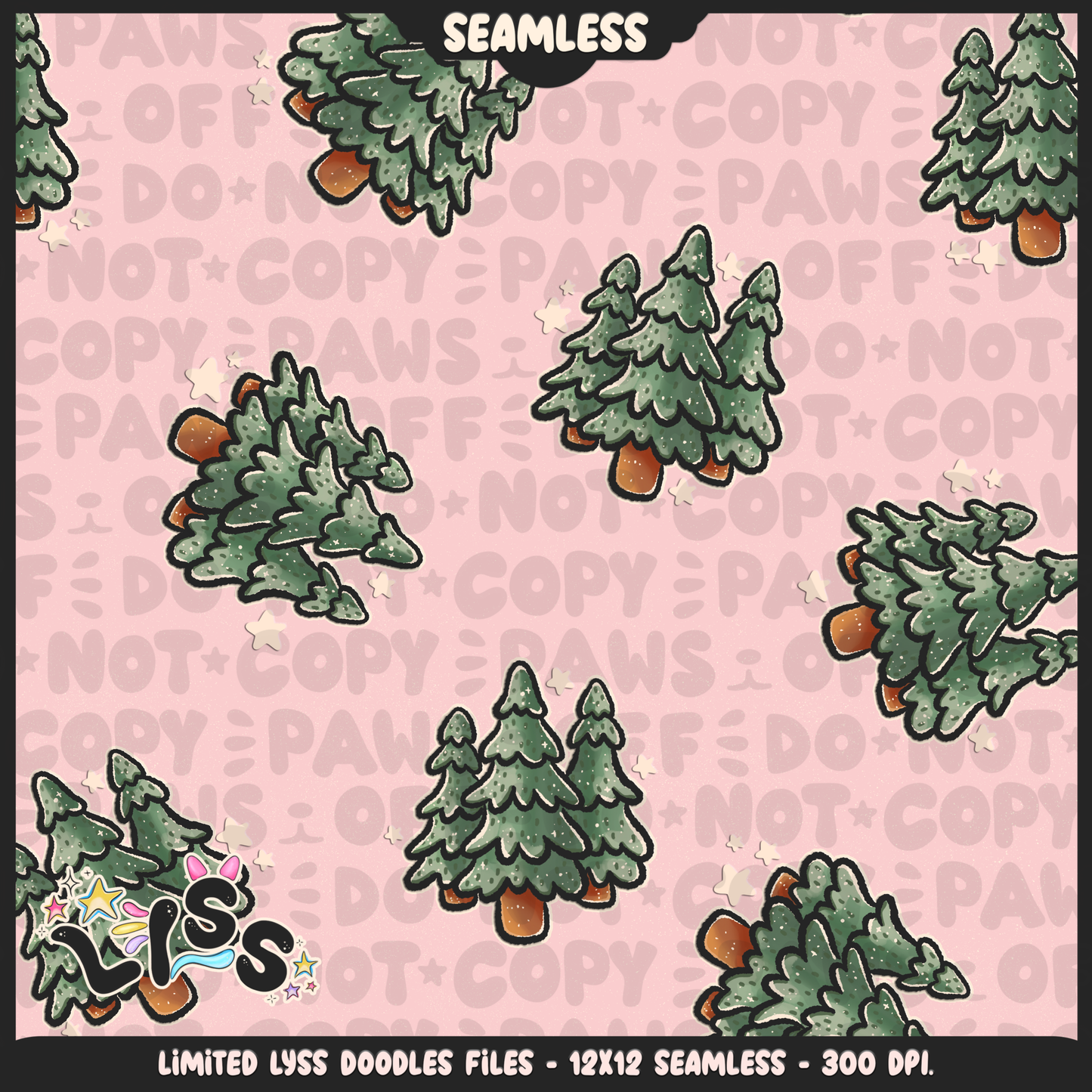 Lyss Doodles - Seamless Files - November 2024 Patreon