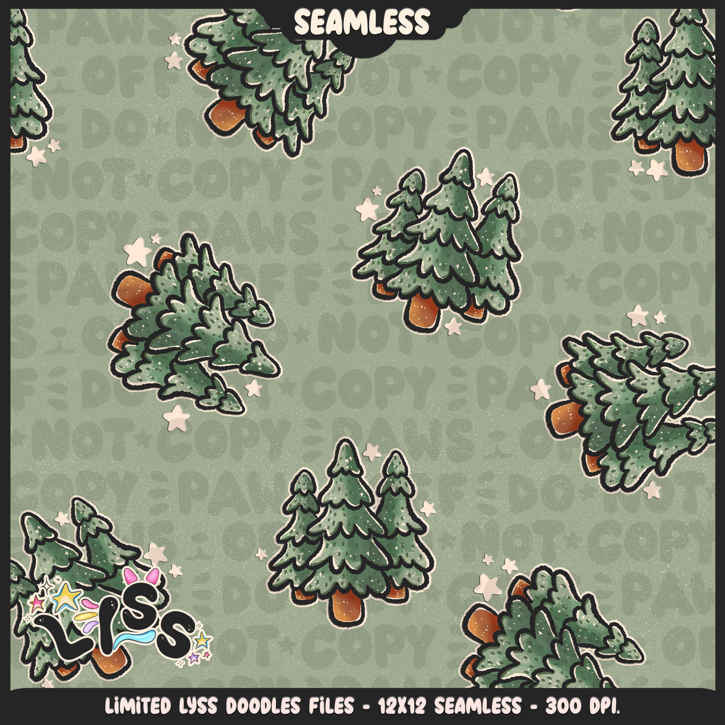 Lyss Doodles - Seamless Files - November 2024 Patreon