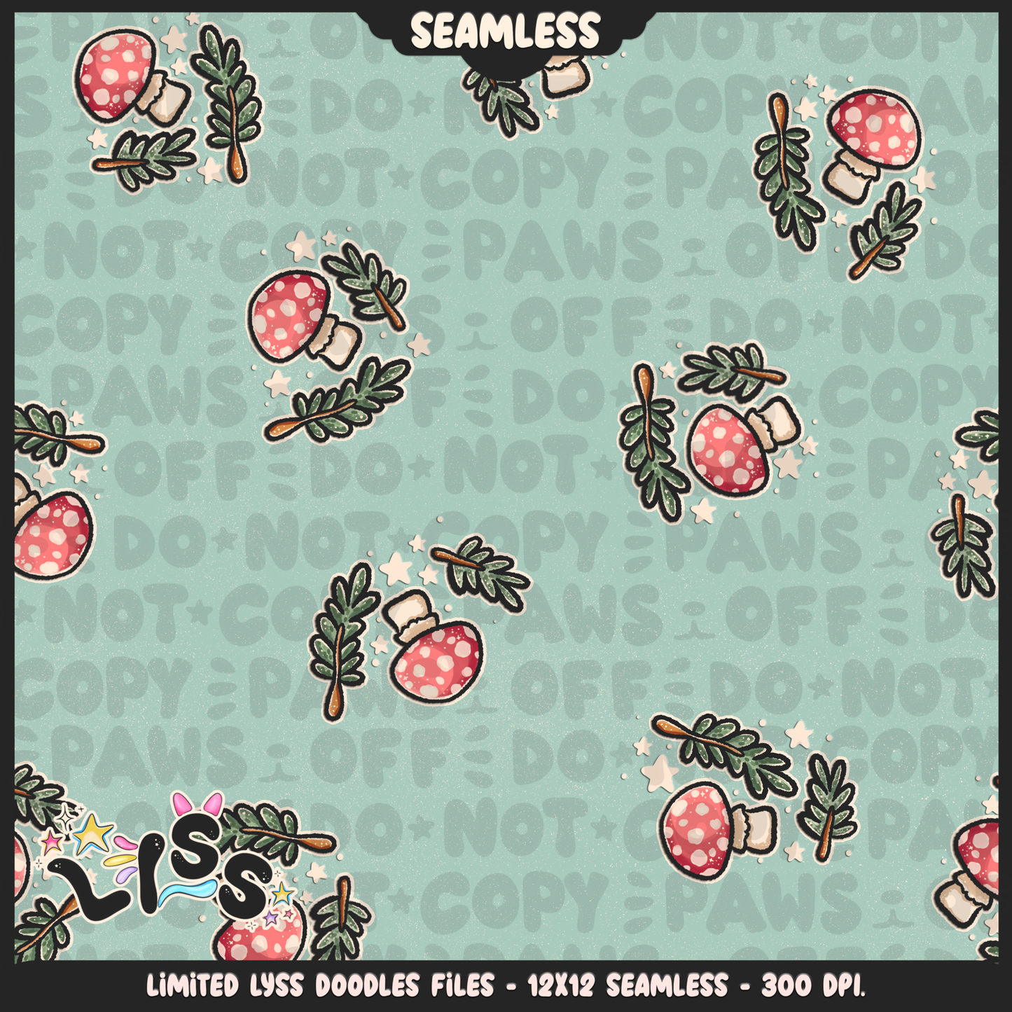 Lyss Doodles - Seamless Files - November 2024 Patreon