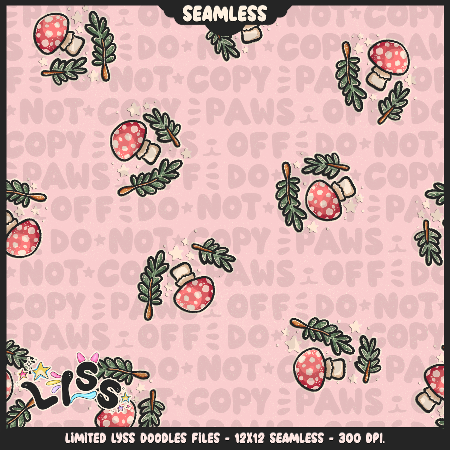 Lyss Doodles - Seamless Files - November 2024 Patreon