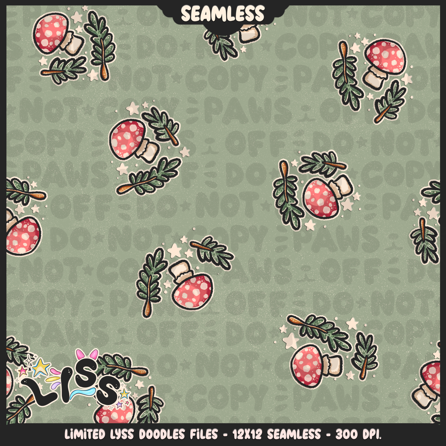 Lyss Doodles - Seamless Files - November 2024 Patreon