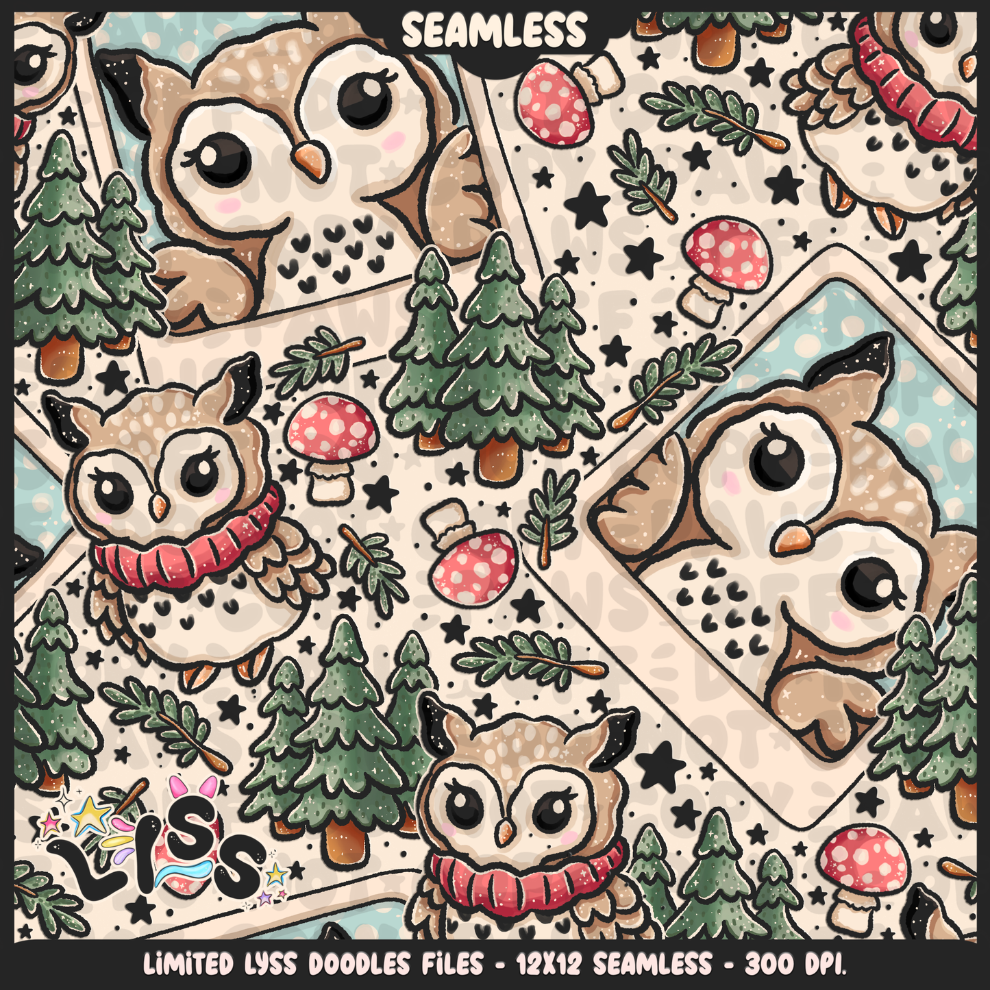 Lyss Doodles - Seamless Files - November 2024 Patreon